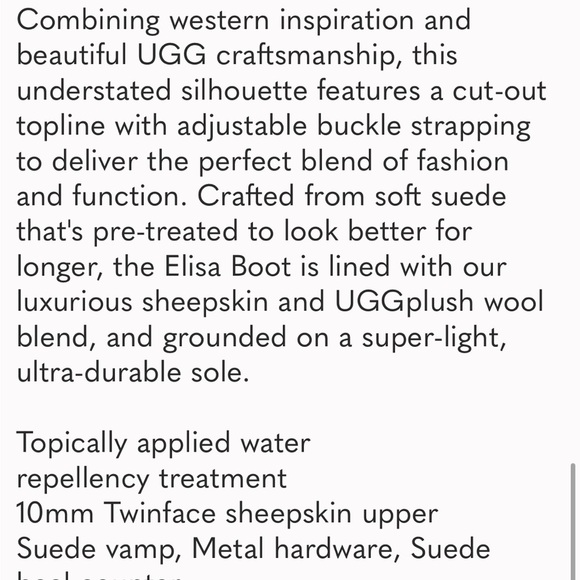 UGG Women's Elisa Suede Short Ankle Boots size 5.5 - Picture 4 of 11